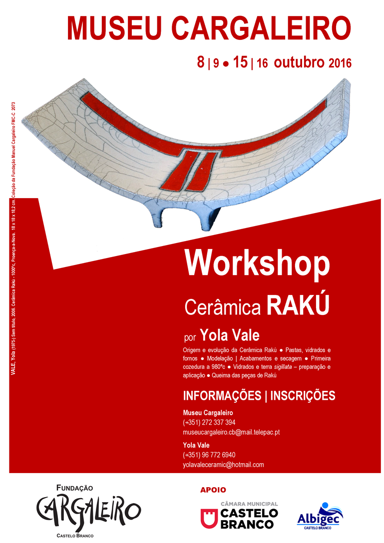 Workshop Ceramica RAKU CARTAZ