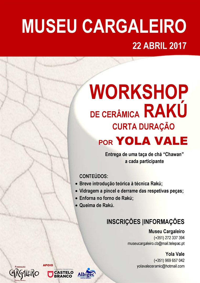 Workshop Cerâmica RAKÚ Cartaz Final
